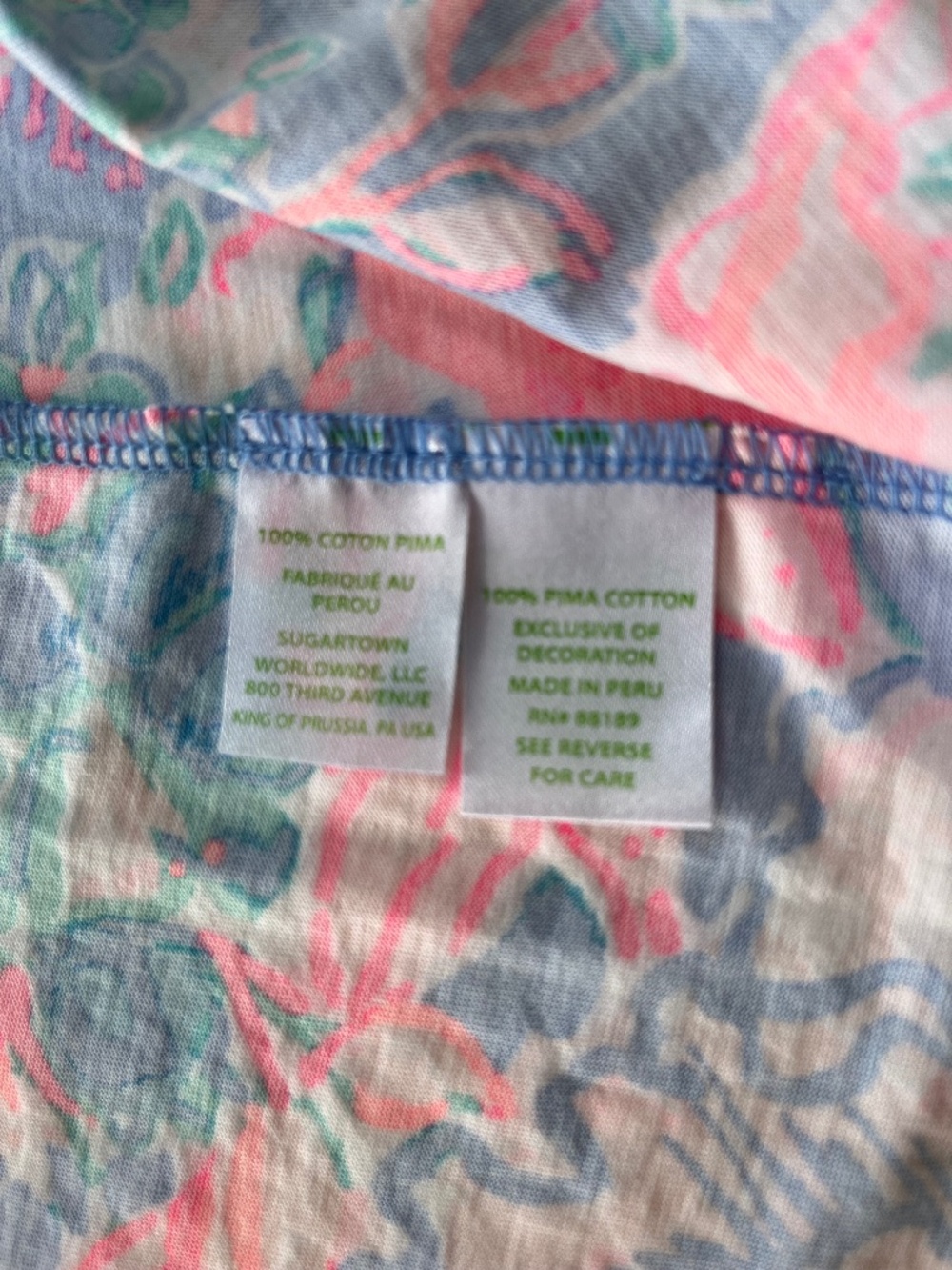Lilly Pulitzer Margot Maxi Dress blue and pink size XS - Picture 11 of 11